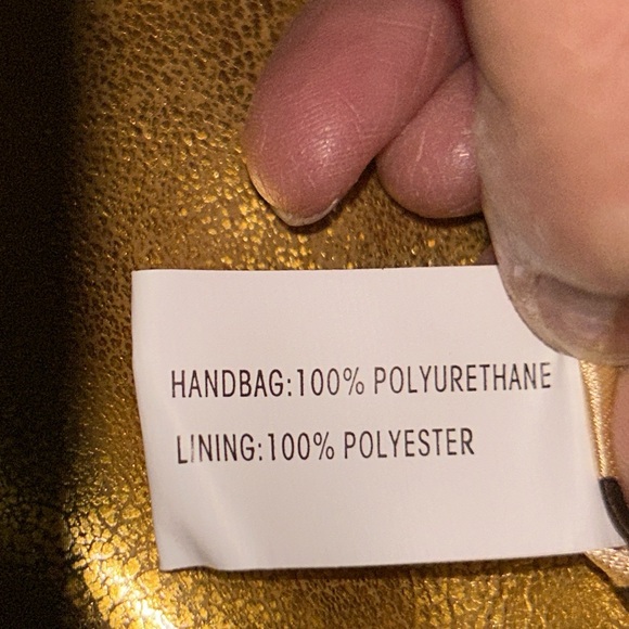 Euc melie bianco gold snake print design crossbody clutch - Picture 12 of 12